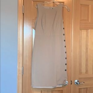 Khaki sleeveless dress - Ann Taylor